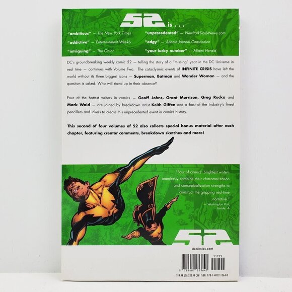 52 Volume Two DC Comics TPB Graphic Novel Book 2007 Johns Geoff Rucka Waid - Picture 2 of 10